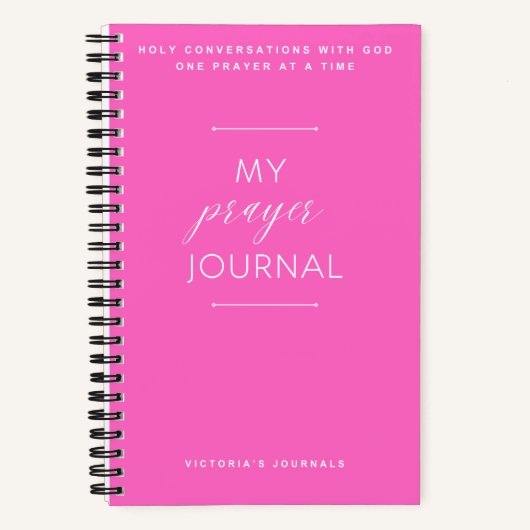 マイ祈りの言葉ジャーナル ノートブック (正面)