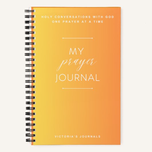 マイ祈りの言葉ジャーナル ノートブック (正面)