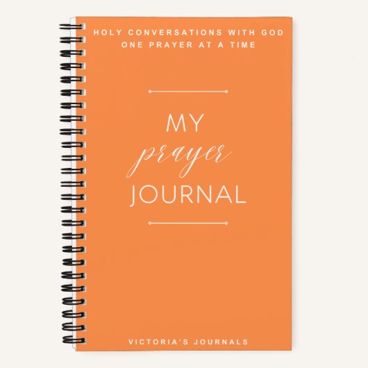マイ祈りの言葉ジャーナル ノートブック (正面)