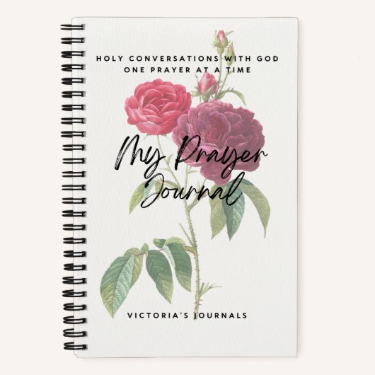 マイ祈りの言葉ジャーナル ノートブック (正面)