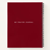 マイ祈りの言葉ジャーナル ノートブック (裏面)