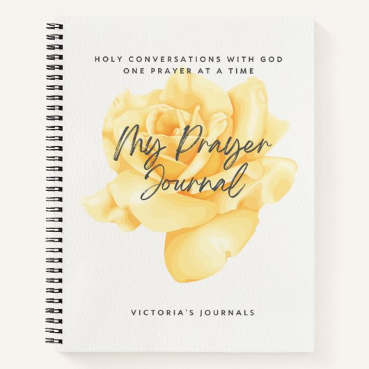 マイ祈りの言葉ジャーナル ノートブック (正面)