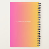 マイ祈りの言葉ジャーナル ノートブック (裏面)