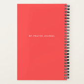 マイ祈りの言葉ジャーナル ノートブック (裏面)