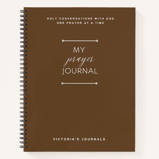 マイ祈りの言葉ジャーナル ノートブック (正面)