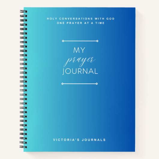 マイ祈りの言葉ジャーナル ノートブック (正面)