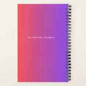 マイ祈りの言葉ジャーナル ノートブック (裏面)