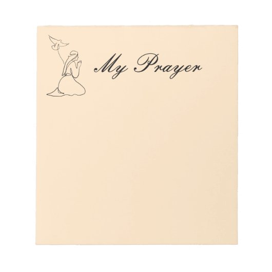 マイ祈りの言葉ノートタブ付箋 ノートパッド (正面)