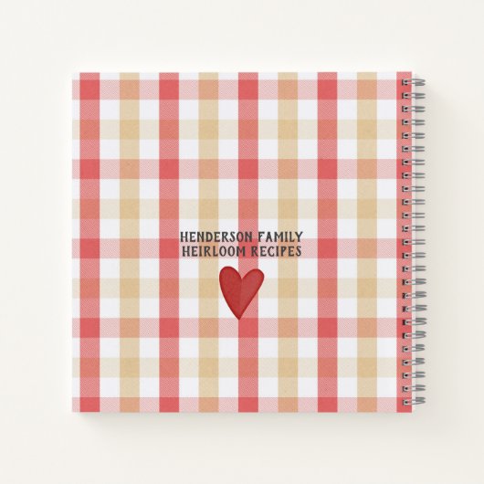 マイ祖母のレシピレトロプレイド ノートブック (裏面)