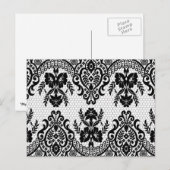 マイ祖母のレース家族はがき ポストカード (正面/裏面)