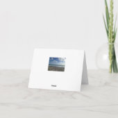 マイ空白のアミビーチ サンキューカード (裏面)