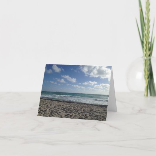 マイ空白のアミビーチ サンキューカード (正面)