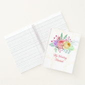 マイ結婚ズノート春ブーケ ノートブック (内部)