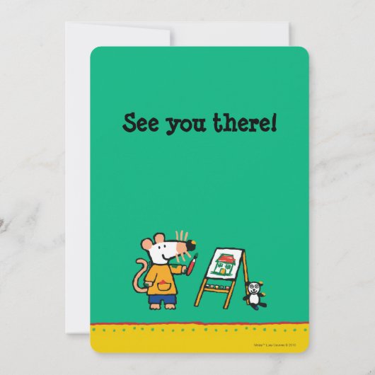 マイ絵を描シーと! 招待状 (裏面)