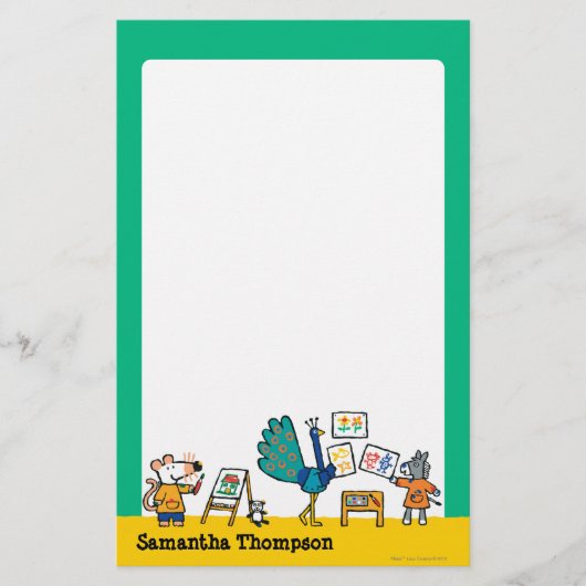 マイ絵を描シー! 便箋 (正面)