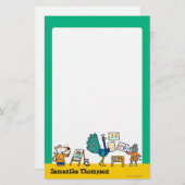 マイ絵を描シー! 便箋 (正面/裏面)