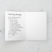 マイ美しいピンクがんエンジェルカード カード (内部)