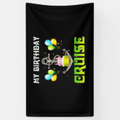 マイ誕生日クルーズ – おもしろいクルージング 横断幕 (縦)