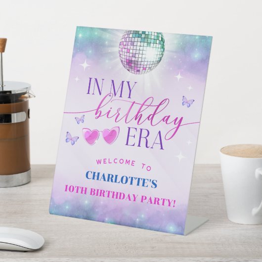マイ誕生日時代で – 10代の誕生日 台座サイン (インサイチュ)