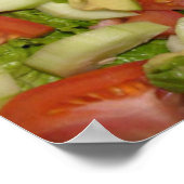 マイ食べサラダプリント ポスター (角)