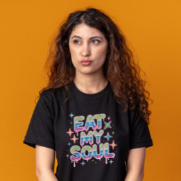 マイ食べソウルフンコポップ・アートのグラフィティ Tシャツ