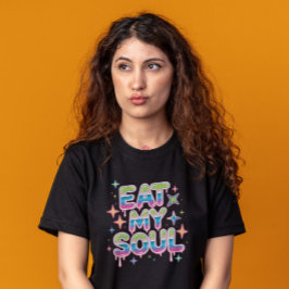 マイ食べソウルフンコポップ・アートのグラフィティ Tシャツ