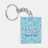 マイ食べブバブルはライフキーチェーンを泳ぐ キーホルダー (正面左)