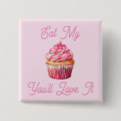 マイ食べマフィンボタン 缶バッジ (正面)