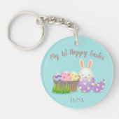 マイ1ハッピーイースター円 キーホルダー (正面)