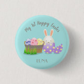 マイ1ハッピーイースター 缶バッジ (正面)