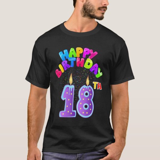 マイ18誕生日 Tシャツ (正面)