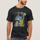 マイ20誕生日ドルフィンシーアニマル Tシャツ (正面)