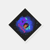 マイ5誕生日マーメイド スタンダードカクテルナプキン (角)