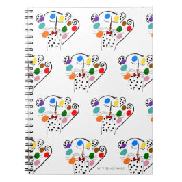 マイ9猫科の動物スパイラルパファンシーンツ（スパイラルノートブック） ノートブック