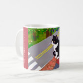 マイ9猫科の動物"グレイシー"コーヒーマグ コーヒーマグカップ (正面左)