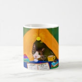 マイ9猫科の動物(Tigey)マグ コーヒーマグカップ (中央)