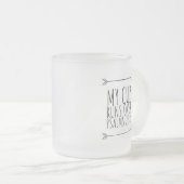 『マイ·カッ走プ·オーバー·バイブル·バース·マグ』 フロストグラスマグカップ (正面右)