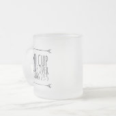 『マイ·カッ走プ·オーバー·バイブル·バース·マグ』 フロストグラスマグカップ (正面左)