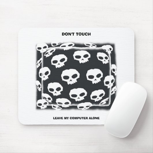マイ・コンピュータを放っておいて下さい、触れないで下さい マウスパッド (マウス)