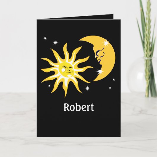 『マイ・サン・マイ・ムーン・アンド・オール・スターズ・バレンタイン・カード』 カード (正面)