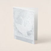 「マイ・スウィート・スワン」小サイズ（4.25"x5.5"）箔押しカード 箔カード (正面)