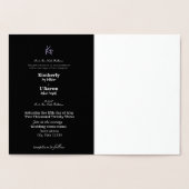 「マイ・スウィート・スワン」小サイズ（4.25"x5.5"）箔押しカード 箔カード (内部)