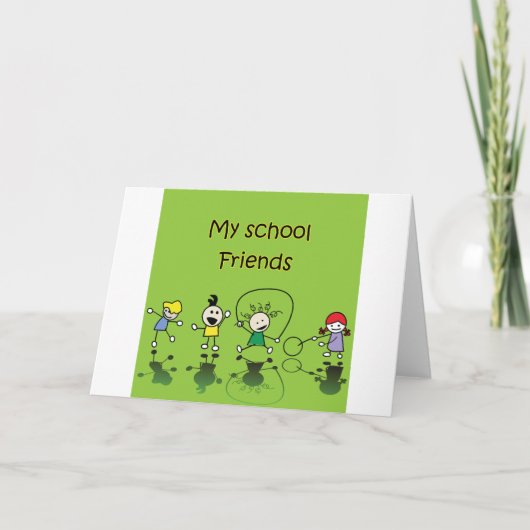 マイ・スクール・フレンド カード (正面)