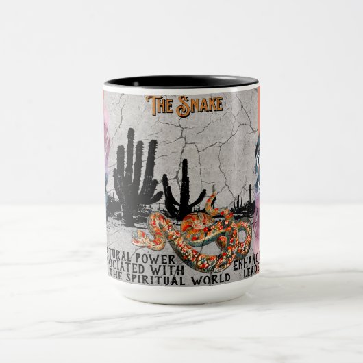『マイ・スピリットアニマル』スネークコーヒーマグ マグカップ (中央)