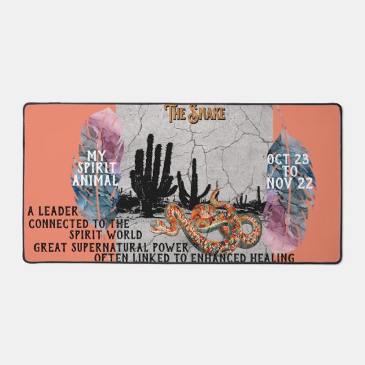 『マイ・スピリットアニマル』10月~11月 デスクマット (正面)