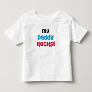 マイ・ダディ・ロックズ トドラーTシャツ