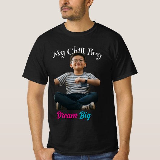 マイ・チル・ボーイ オリジナル 写真Tシャツ Tシャツ (正面)