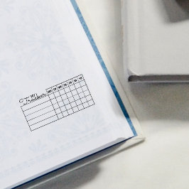 マイ・トラッカー・ジャーナル ラバースタンプ