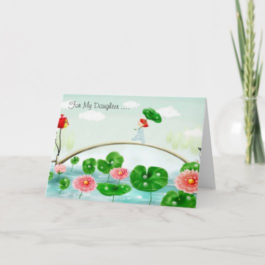 マイ・ドーター サンキューカード (正面)