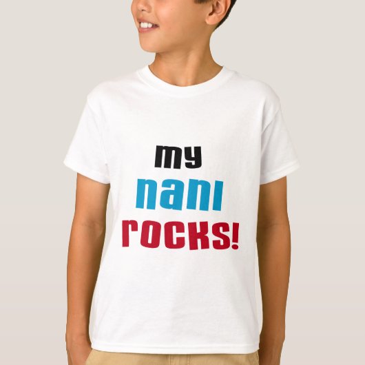 マイ・ナニ・ロックスTシャツ&ギフト Tシャツ (正面)